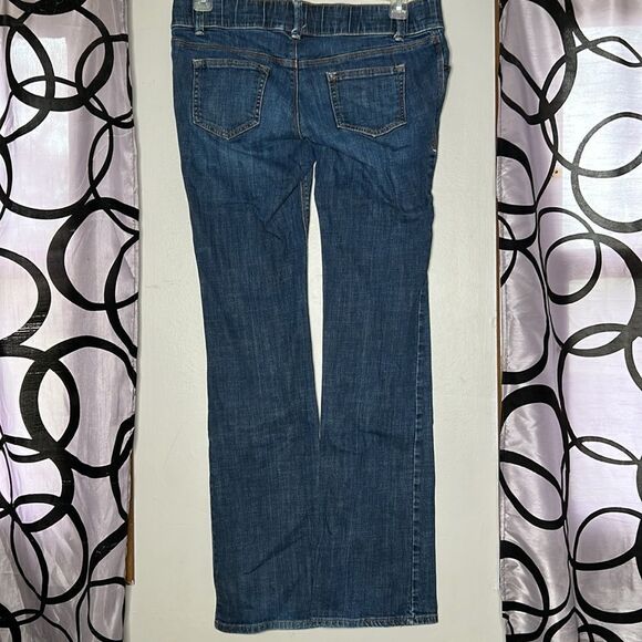 Old Navy Maternity woven Waistband boot, cut stretch, jeans size 6 long - Picture 10 of 14